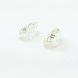 Diamond Natural Oval Cut 1.41 CTW Matched Pair For Diamond Studs GIA Certified