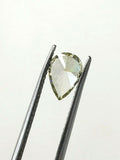 Loose Diamond 0.90 CT Natural Fancy Chameleon Green Color Pear Cut GIA Certified