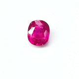 Rare Red Ruby Loose Oval Cut 0.95 CT Beautiful Natural Transparent AGL Certified