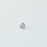 Natural Original Round Cut Rare Fancy Color Light Pink Loose Diamond 0.01 CT
