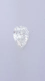 Natural Loose Diamond 0.71 CT D Color VS2 Clarity GIA Certified Pear Shape Cut