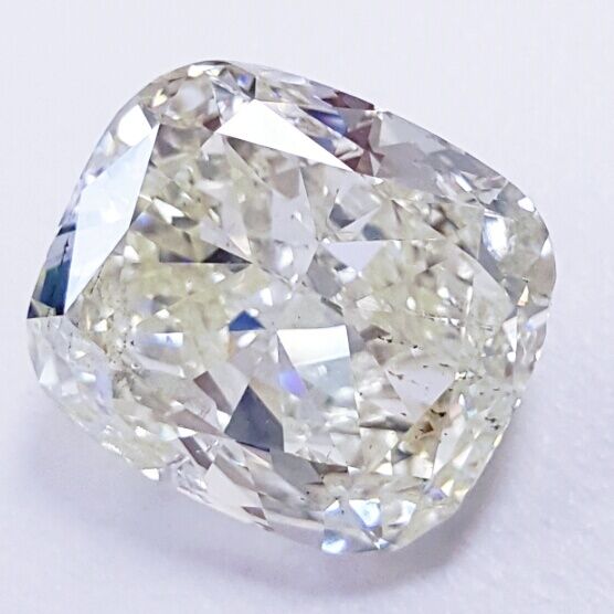 HUGE 10 CT Natural Loose Diamond M Color SI1 Clarity GIA Certified Cushion Cut