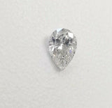 3/4 CT I Color SI2 Clarity Pear Shape Cut Natural Loose Diamond GIA Certified