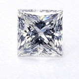 1/2 CT Princess Cut L Color SI1 Clarity Natural Loose Diamond GIA Certified