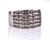 Diamond Ring Natural Round Cut 1.00 CT 14k White Gold G Color SI2 Clarity