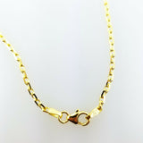14k Yellow Gold Star of David Hebrew Necklace 0.32 CT Real Diamonds 18" Inch