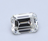 Real Diamond 1.00 CT Natural Loose Emerald Cut N Color VS1 Clarity GIA Certified