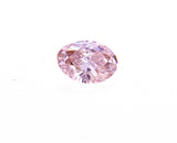 Rare Diamond Natural Loose Fancy PINK Color Oval Cut 0.18 CT SI2 GIA Certified