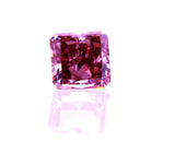Fancy Intense Purplish Pink Loose Diamond 0.30 CT SI1 GIA Certified Radiant Cut