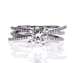 2 CTW I Color SI2 Natural Diamond Engagement Ring Round Cut Brilliant Certified