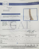 Miami Cuban Link Bracelet 475 Grams of 14K Yellow Gold+36 Carat Natural Diamonds Certified