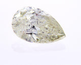 Real 1.71CT Loose Diamond K Color I1 Clarity Natural Pear Shape Cut Brilliant