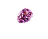 GIA Certified Natural Pear Cut Fancy Intense Purple Color Loose Diamond 0.32 Ct