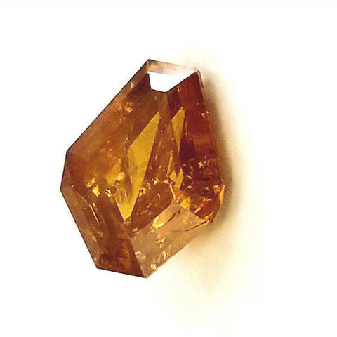 0.69 CT Diamond Fancy DEEP ORANGE COLOR GIA Certified Natural Loose Shield Cut