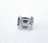 0.62 CT Natural Loose Diamond Emerald Cut J Color SI1 Clarity GIA Certified