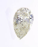 Real 1.71CT Loose Diamond K Color I1 Clarity Natural Pear Shape Cut Brilliant