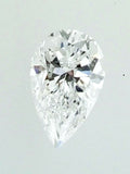 Natural Loose Diamond 0.77 CT D Color SI1 Clarity GIA Certified Pear Shape Cut