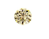 Diamond Natural Fancy Yellow Color Round Cut Loose 0.80 CT VVS2 GIA Certified