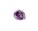 Fancy Purple Pink Color 0.56 CT GIA Certified Natural Loose Diamond Pear Cut