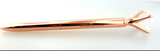 1 Rose Gold Pen with Big Diamond/Crystal,Metal Ballpoint Pen,Rose Gold Black Ink