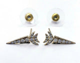 Modern Real Diamond Earrings 22k Yellow Gold 0.60 CT Natural Certified $1500