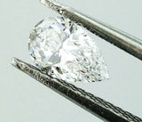 Natural Loose Diamond 0.77 CT D Color SI1 Clarity GIA Certified Pear Shape Cut