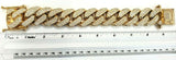 Miami Cuban Link Bracelet 475 Grams of 14K Yellow Gold+36 Carat Natural Diamonds Certified