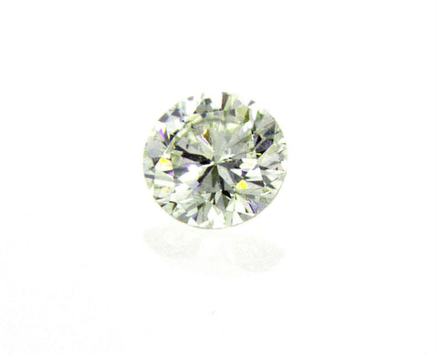 Diamond Round Cut Loose Rare Natural Fancy Green 0.18 CT SI2 GIA Certified