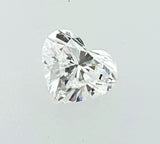 Natural Loose Diamond 0.75 CT E Color SI1 Clarity GIA Certified Heart Cut