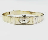 Jules Jurgensen Ladies Watch Vintage Estate 14k White Gold Swiss Movement