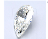 Huge 3.17 CT Diamond I Color VS2 Clarity Natural Pear Cut Loose GIA Certified