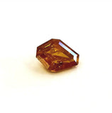 0.69 CT Diamond Fancy DEEP ORANGE COLOR GIA Certified Natural Loose Shield Cut