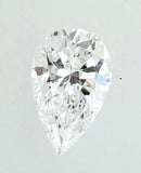 Natural Loose Diamond 0.77 CT D Color SI1 Clarity GIA Certified Pear Shape Cut
