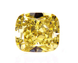 3 CT Fancy Intense Yellow Color Natural Loose Diamond GIA Certified Cushion Cut