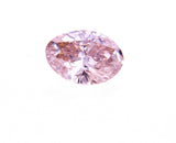 Rare Diamond Natural Loose Fancy PINK Color Oval Cut 0.18 CT SI2 GIA Certified