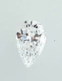 Natural Loose Diamond 0.77 CT D Color SI1 Clarity GIA Certified Pear Shape Cut