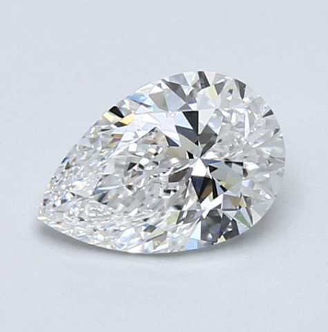 0.81 CT F Color SI2 Clarity GIA Certified Pear Shape Cut Natural Loose Diamond