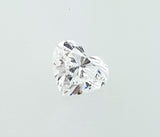 Natural Loose Diamond 0.75 CT E Color SI1 Clarity GIA Certified Heart Cut