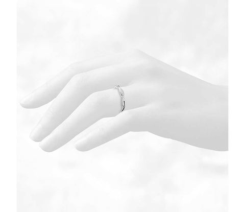 Petite twist diamond shop eternity ring