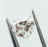 LOOSE DIAMOND 0.70 CT H Color VS2 Clarity GIA Certified Heart Shape Cut Natural