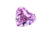 GIA Natural Heart Cut Fancy Intense Purple Pink Color Loose Diamond 0.29CT