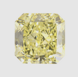 4 CT VS1 Clarity Natural Yellow Color Loose Diamond Radiant Cut GIA Certified