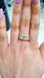 14k Gold Ring Natural Round Brilliant Diamond Band 0.60 CTW G-H Color SI2