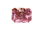 1/2 GIA Certified Natural Loose Diamond Radiant Cut Fancy Deep Orangy Pink Color