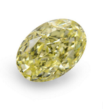2 CT Natural Loose Diamond GIA Certified Oval Cut Fancy Light Yellow VS2 Clarity