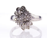 3.50CT Beautiful Estate Ring Certified 14k Gold Natural Round Brilliant Diamonds