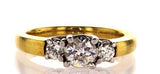 0.94CT F/I1 Diamond Engagement Ring 14K Gold Natural Round Cut Brilliant Size 6