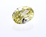 GIA Certified Natural Oval Cut Loose Diamond 2 CT Fancy Light Yellow VS2 Clarity