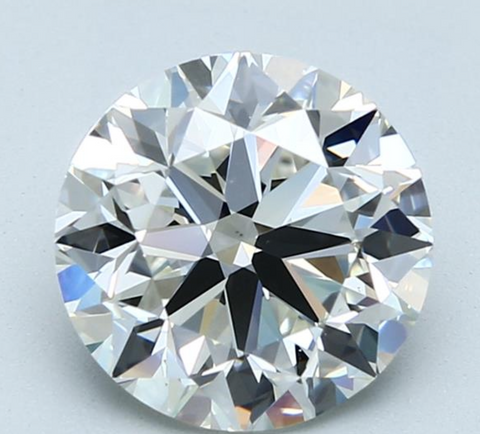 Diamond Natural Loose Round Cut 3 Carat I Color VS1 Clarity GIA Certified