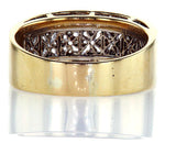 14k Gold Ring Natural Round Brilliant Diamond Band 0.60 CTW G-H Color SI2